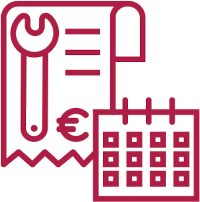 icon.red - Werkstatt Formular und ein Kalender