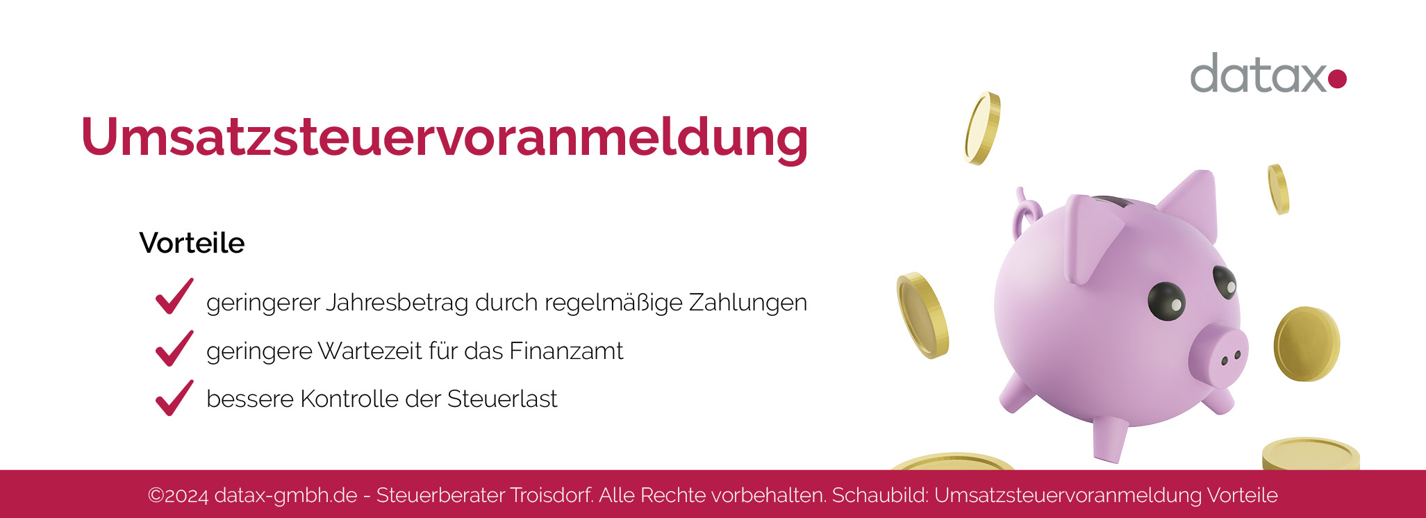 Vorteile von Umsatzsteuervoranmeldung